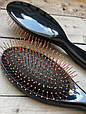Масажна щітка для волосся SALON PROFESSIONAL з метал гвоздиків велика, фото 2