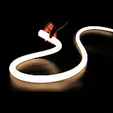 Гнучкий неон круглий COLORS NNR25-20M-WW 48V IP65 14,4W 950Lm 3000K, фото 4