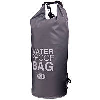 Водонепроникний гермомішок SP-Sport Waterproof Bag TY-6878-10 10л сірий