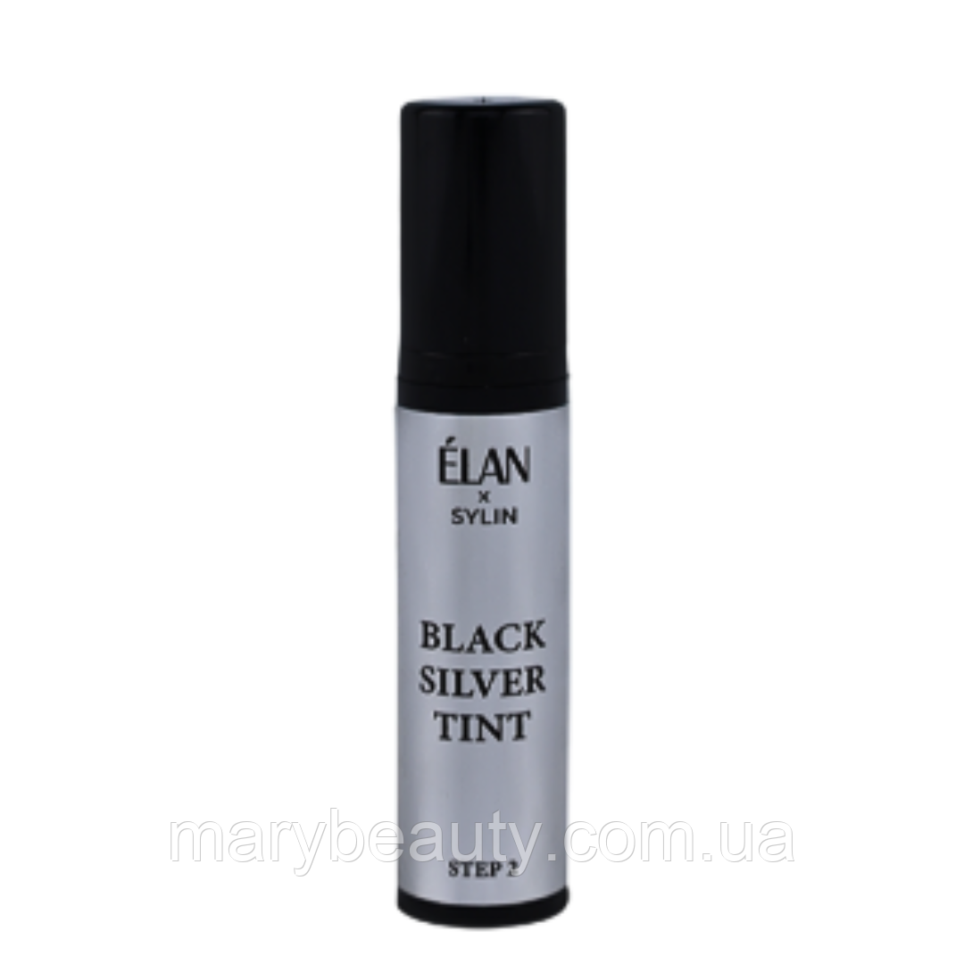 BLACK SILVER TINT | Step 2 | Система фарбування вій з інкапсульованим сріблом | ELAN x Sylin | 10 мл