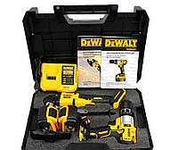 Надійний набір інструментів для дому 5 В 1 DeWalt DCD709M (36V, 6AH), Шурупокрут + 4 Насадки Девальт у кейс