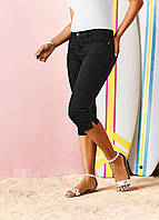 Бриджи капри джинсовые женские Esmara XS черный (70102)
