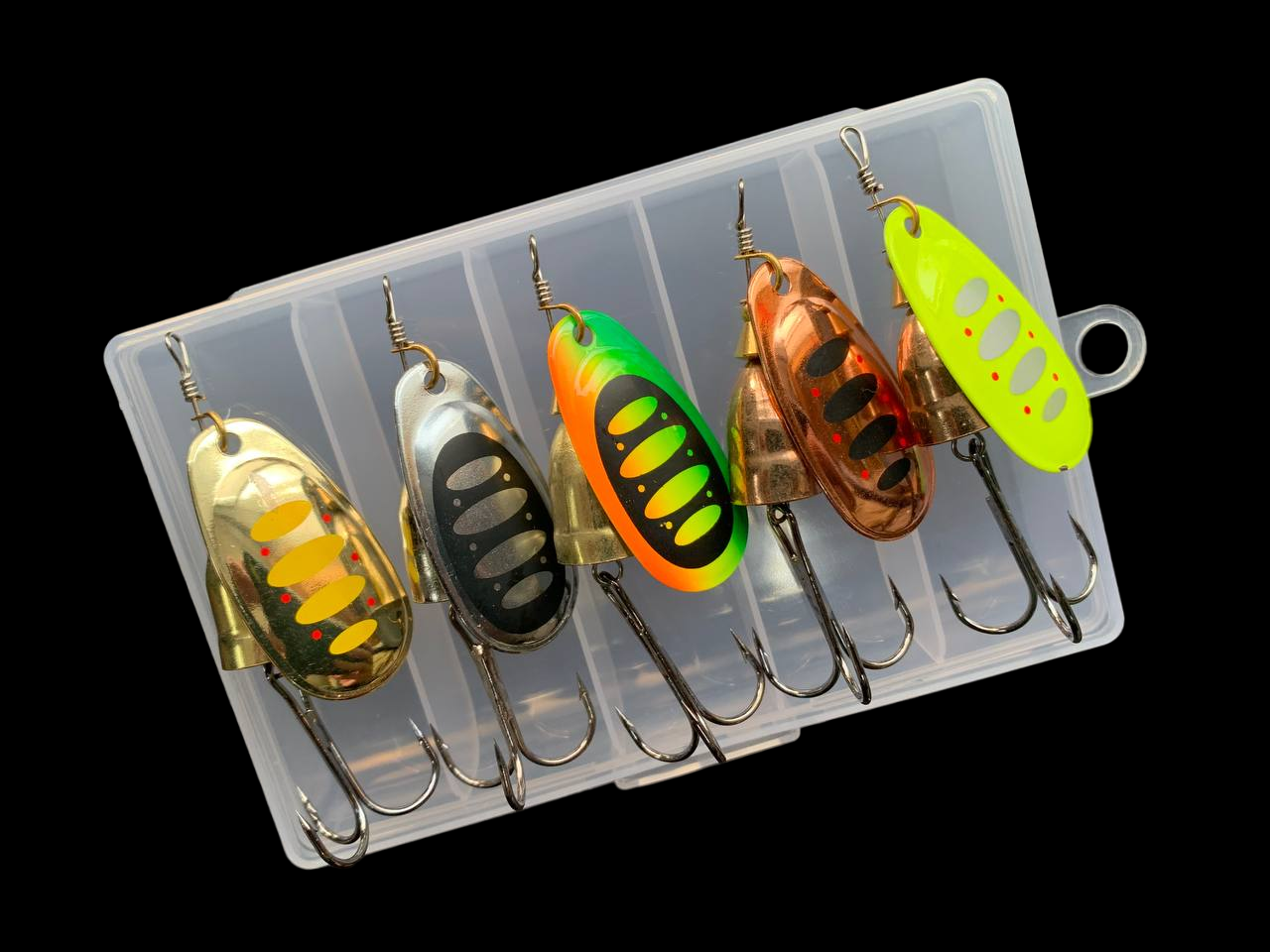 Набір Блешня вертушка Pontoon 21  #4.0 (10g) 5шт+коробка, фото 1