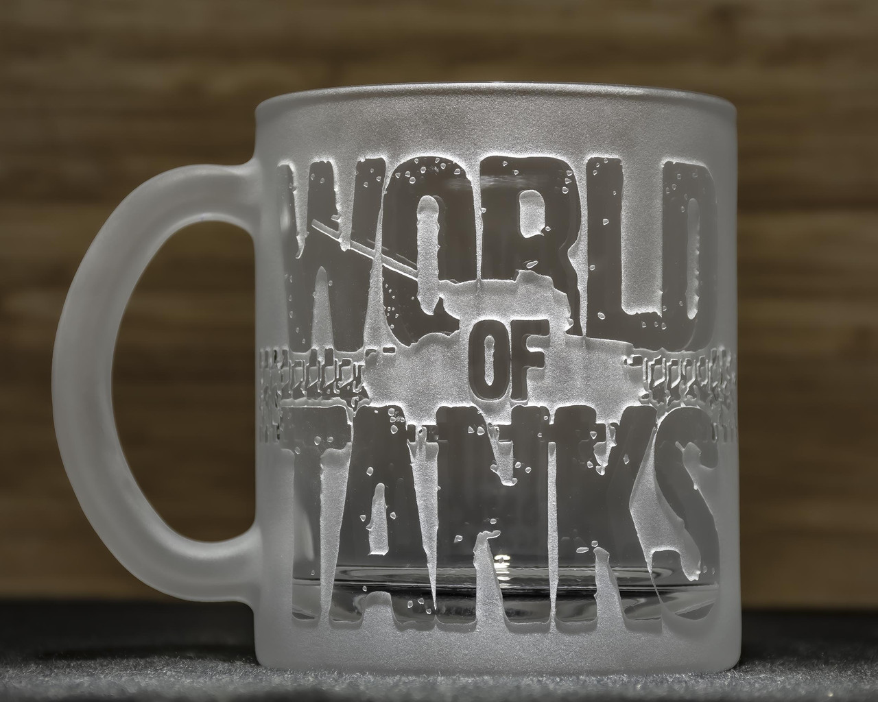 Кружка для чаю та кави з гравіюванням World of Tanks Гра танки, матова SandDecor