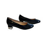 Туфлі чорні маленький підбор 4 см розмір 38, фото 2