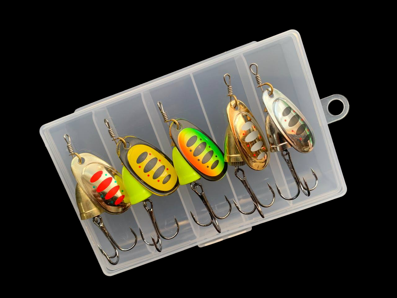 Набір Блешня вертушка Pontoon 21  #3.0 (8g) 5шт+коробка, фото 1