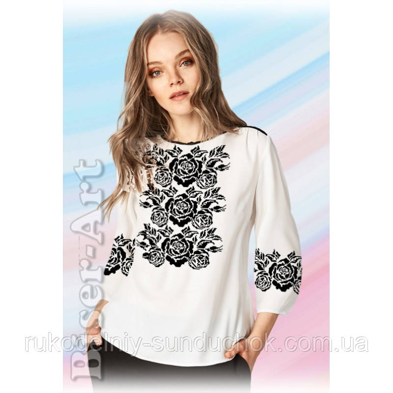 Заготовка жіночої сорочки для вишивки бісером (хрестиком) SZ97, фото 1