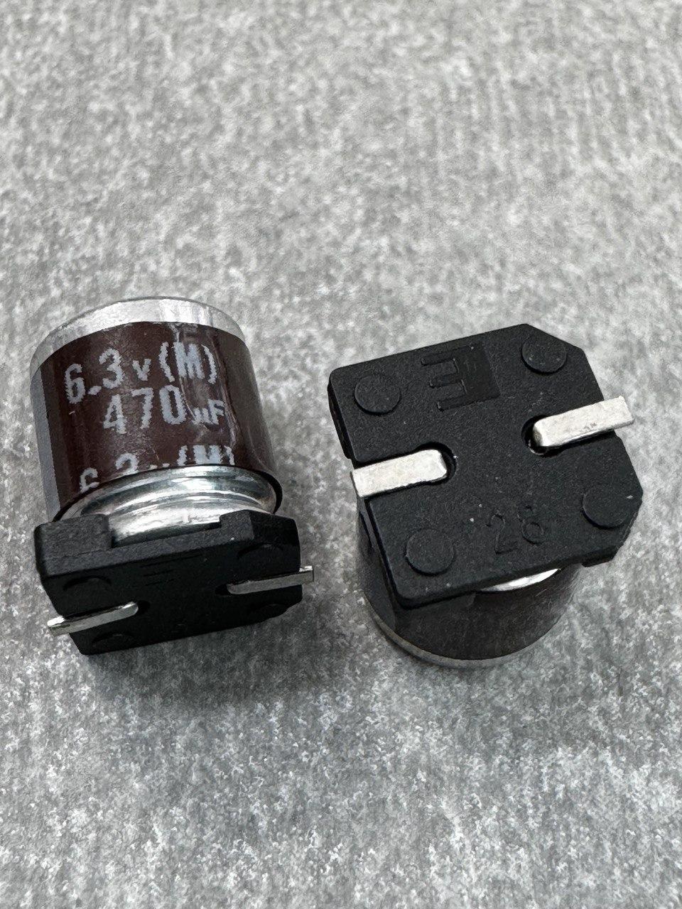 Конденсатор електролітичний 470uf 6.3V,105C, (8x10)