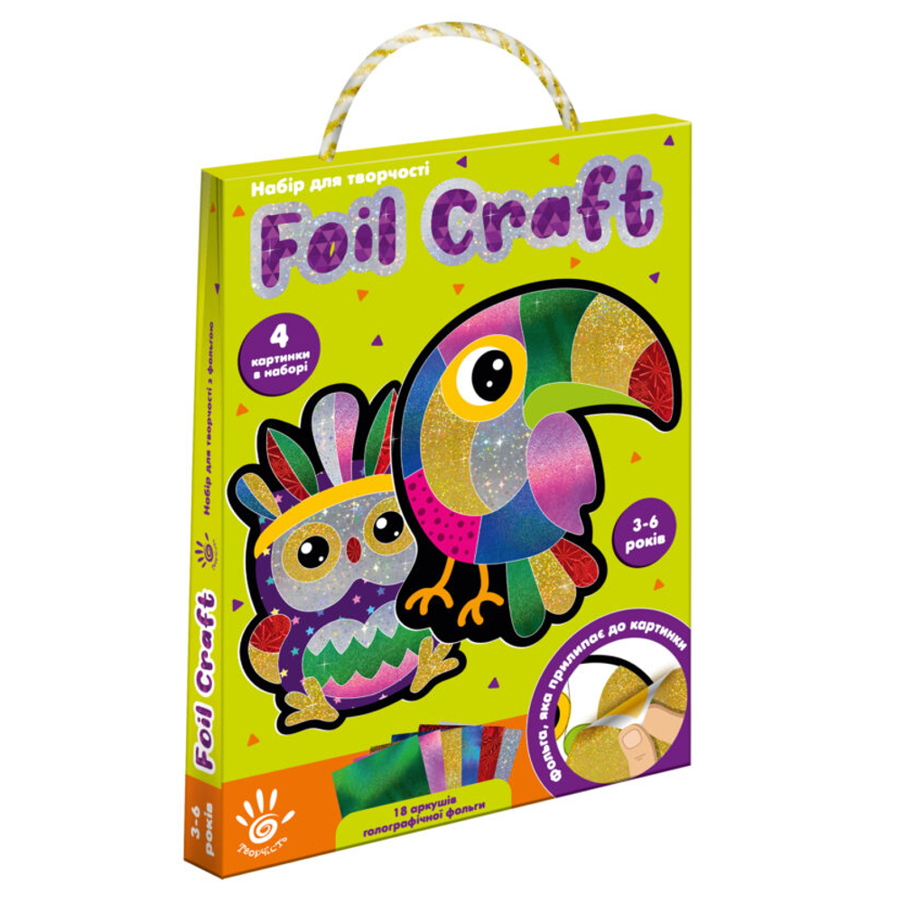 Набір для творчості «Foil Craft. Птахи» Vladi Toys (4820234761760), фото 1