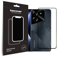 Стекло защитное BeCover Tecno POVA 5 LH7n Black 710031 DAS