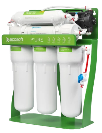 Фільтр зворотного осмосу Ecosoft P’URE BALANCE з помпою на станині (MO675MBALPSECO), фото 3