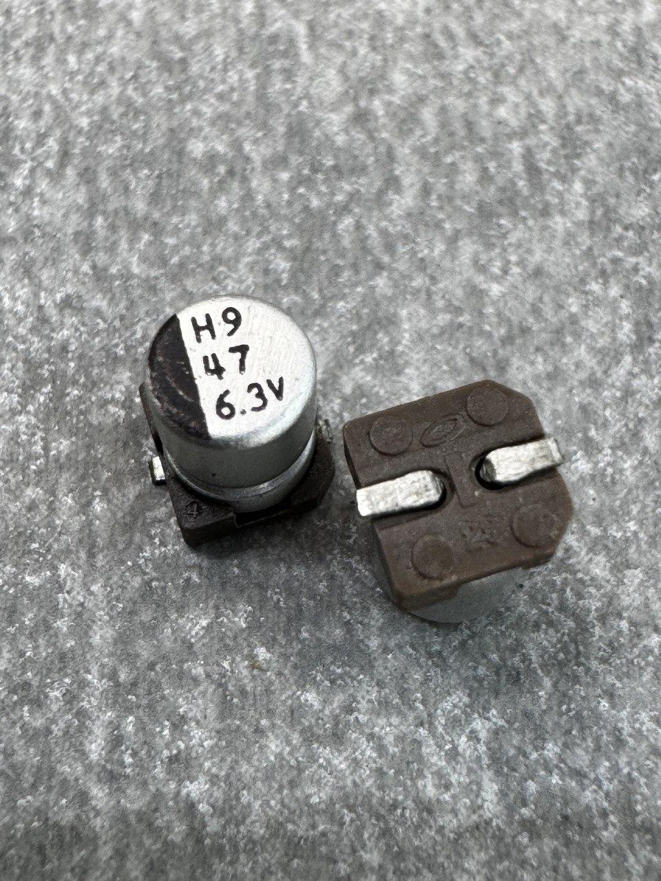 Конденсатор електролітичний 47uf 6.3V,105C, (4x5)