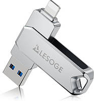 LESOGE Сертифицированный Apple MFI USB-накопитель USB-накопители емкостью 128 ГБ*
