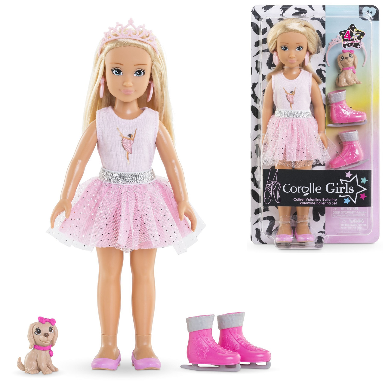 Лялька Corolle Girls Балерина Валентина з аксесуарами 28 см (9000600230), фото 1