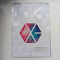 Календарь настенный перек дной Эхо EXO А4