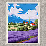 Картина за номерами Лавандовий пейзаж 30*40 см Ідейка KHO 6346, фото 2