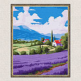 Картина за номерами Лавандовий пейзаж 30*40 см Ідейка KHO 6346, фото 5