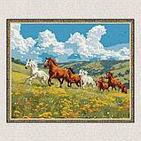 Картина за номерами Граційні коні. Тварини 40*50 см Ідейка KHO 6591, фото 5