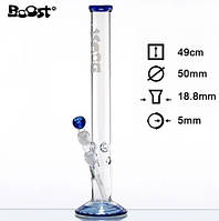 Бонг стеклянный Boost Cane + Ice, 49см