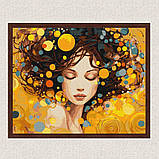 Картина за номерами Елегантний портрет дівчини 40*50 см Ідейка KHO 8424, фото 3