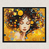 Картина за номерами Елегантний портрет дівчини 40*50 см Ідейка KHO 8424, фото 4