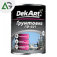 Грунтовка ГФ-021 красно-коричневая 0.9 кг Dekart