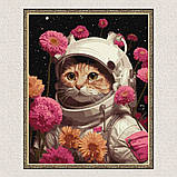 Картина за номерами Котик у космосі exp 40*50 см Ідейка KHO 6593 exp, фото 5