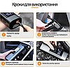 Портативний акумуляторний компресор Wireless air pump CZCQ-101 6000 mAh 10.3 Bar, фото 8