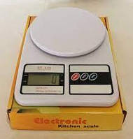 Кухонні універсальні електронні ваги домашні настільні кулінарні, 10 кг