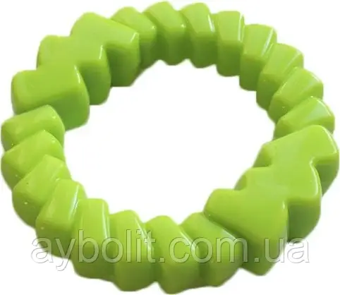 Іграшка мотиваційне кільце AnimAll GrizZzly 9772 16.5х16.5х4.2 см Зелений (6914068019772)