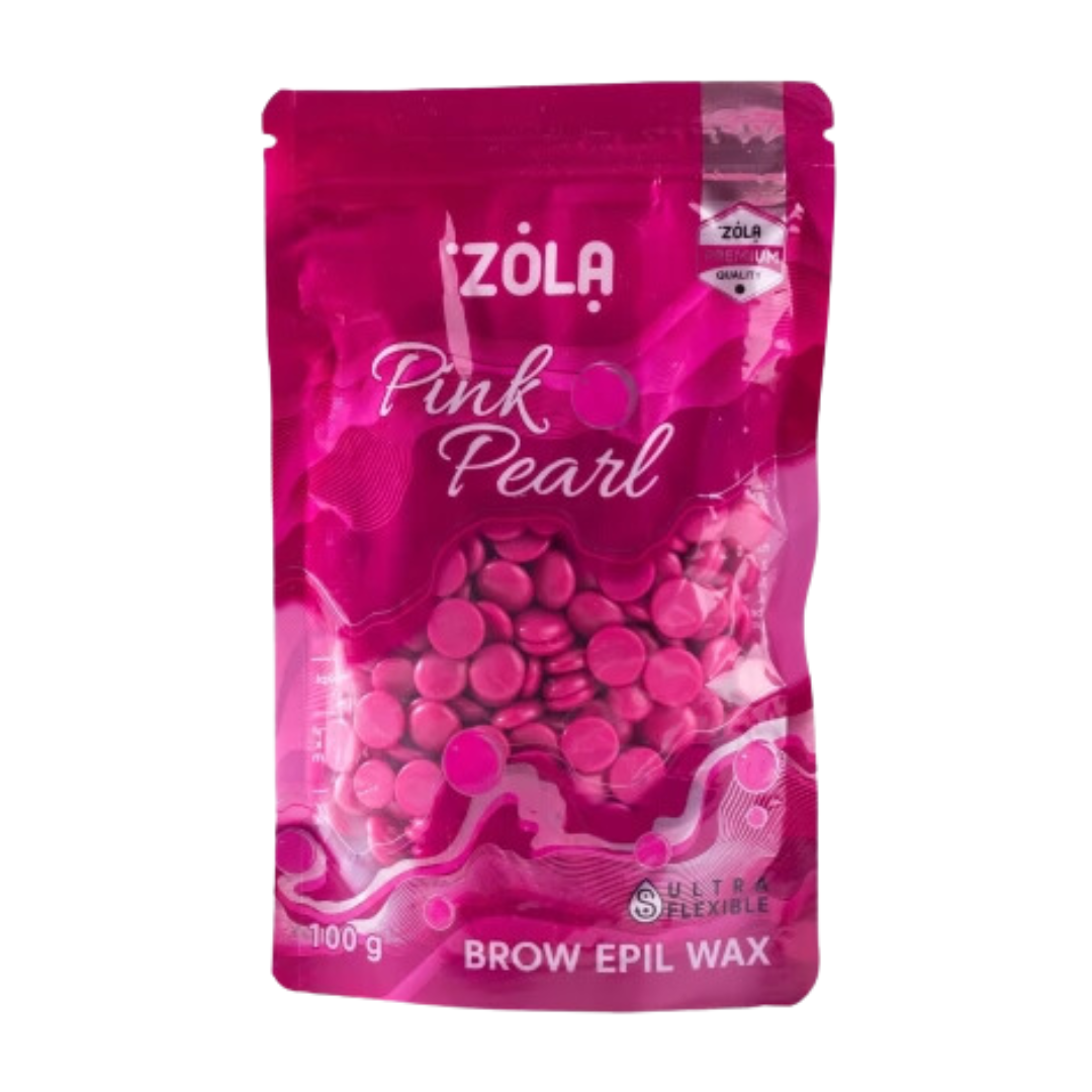 Гранульований віск для депіляції брів та обличчя ZOLA BROW EPIL WAX Pink Pearl,100г