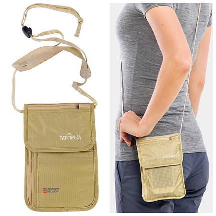 Гаманець натільний Tatonka Skin Neck Pouch RFID B (Natural), фото 1