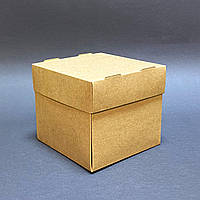 Коробка для бургера 120х120х110мм крафт ламінована (100шт)