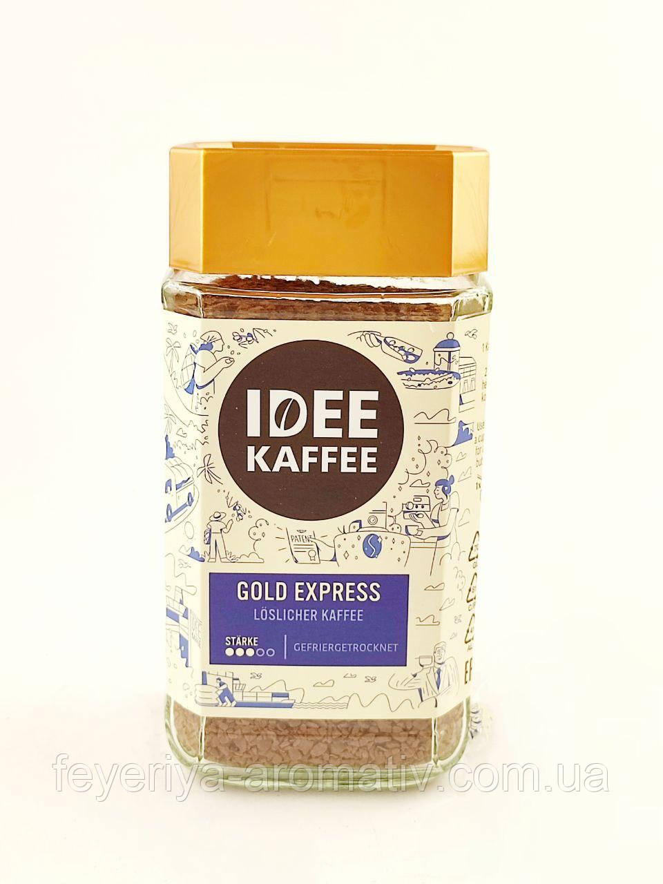 Кава розчинна Idee Caffe Gold Express 100гр (Німеччина), фото 1