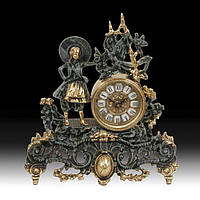 Настольные часы из бронзы 35х33 см Virtus 670678