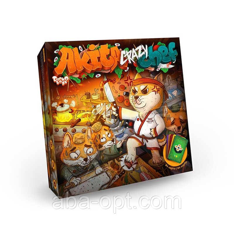 Гр Настільна гра "Akita Crazy Chef" G-ACC-01-01 (10) "Danko Toys", опис укр\рос мовами, фото 1