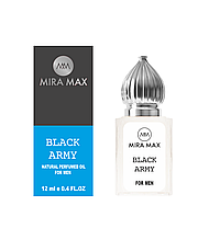 Парфумоване масло для чоловіків Mira Max BLACK ARMY, 12 мл(Аромат схожий на:Nasomatto Black Afgano)