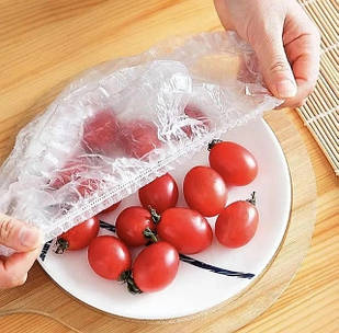 Пакети на резинці для тарілок 90 шт. Com004