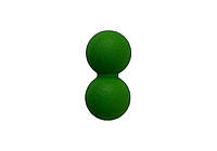 Массажный мячик Amber арахис Duoball 12x6 см зеленый