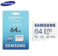 Картка пам'яті Samsung EVO plus 64 GB