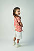 Дитячий літній костюм на дівчинку футболка + шорти No 3056 ( р.7-10), фото 4