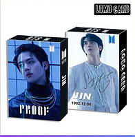 Lomo cards Ломо Карты Ким Сок Джин БТС BTS Kim Seok Jin Proof 30 карток