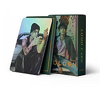 Lomo cards laser Ломо Карты голографические Чон Чонгук ( ) Jeon Jungkook Golden БТС BTS 55 изображений