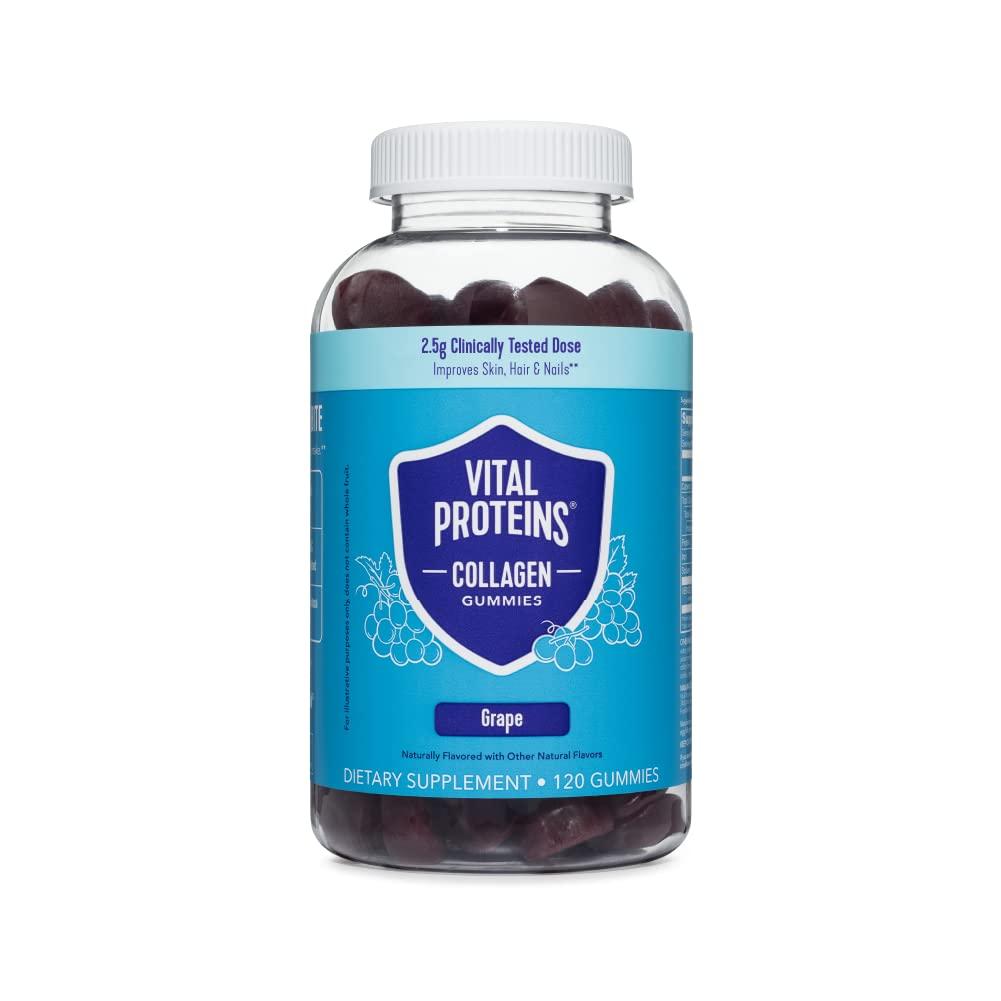 Vital Proteins Collagen Gummies 120 ct Grape Flavor, фото 1