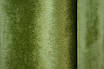 Комплект штор (2шт. 1,5х2,8м.) оксамит (бархат) однотонний. Колір салатовий. Код 902ш 30-707, фото 8