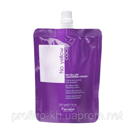 NEW Освітлюючий крем 500ml,  NO Yellow Violet Fanola