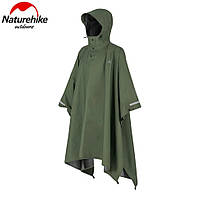 Плащ-дождевик Naturehike NH21FS036, p-p L, темно-зеленый (6927595772300)