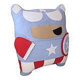 Подушка ігрушка Капітан Америка., фото 3