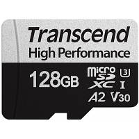 Карта памяти Transcend 128GB microSDXC class 10 UHS-I U3 A2 340S TS128GUSD340S DAS