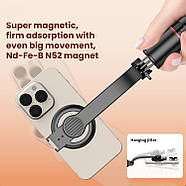 Трипод штатив для мобільного телефона з магнітним кріпленням Proove Magnet Stick (1045mm) (чорний), фото 8